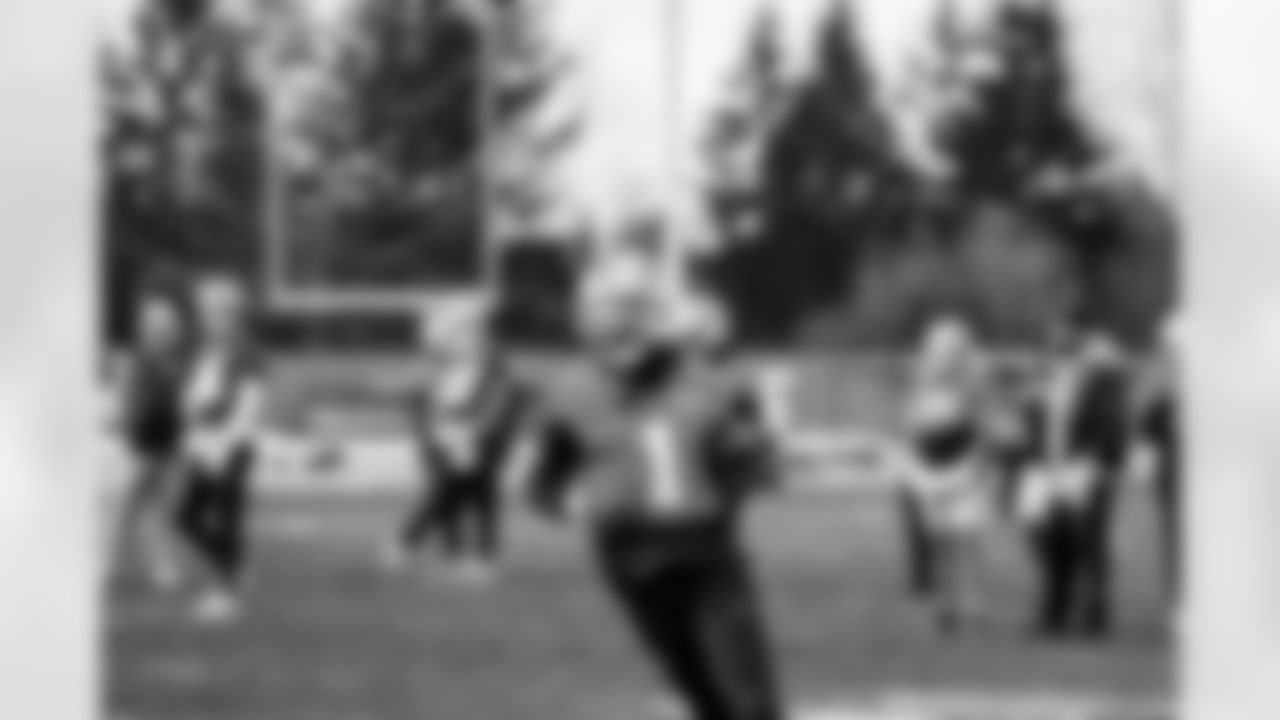 Detroit Lions wide receiver Jameson Williams (1) during practice at the Meijer Performance Center on Jan. 1, 2026 in Allen Park, Mich. (Jeff Nguyen/Detroit Lions)